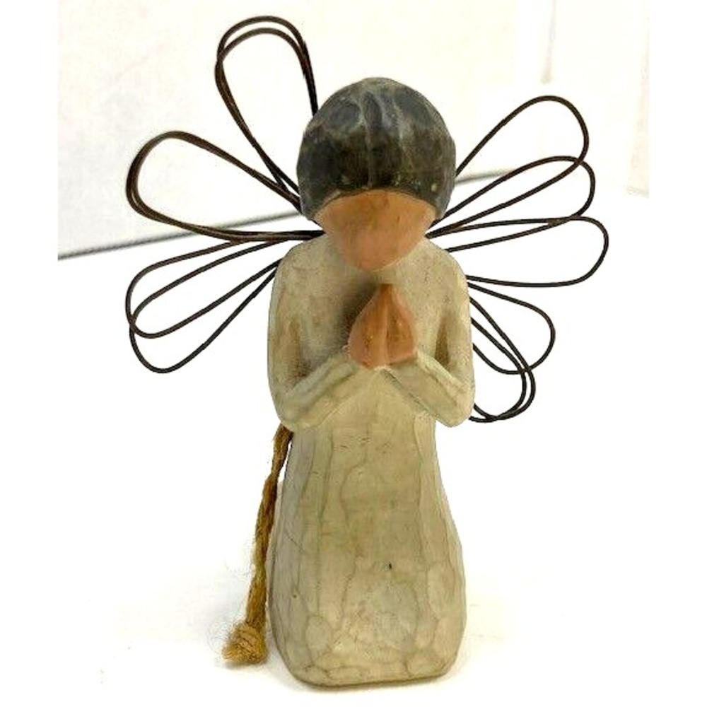 Willow Tree Angel Of‎ Prayer Demdaco Susan Lordi 2001 Praying Figurine Ornament